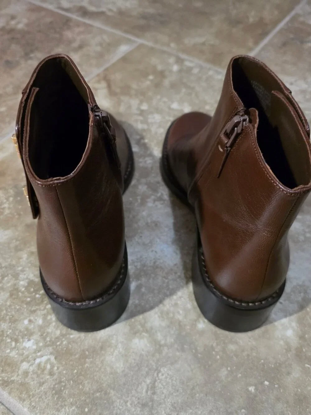 Tory Burch glossy brown